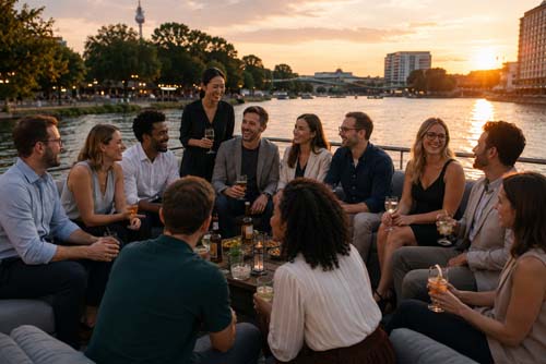 Firmenevent auf dem Floß Berlin