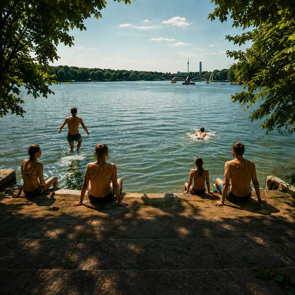 Beliebte Badestellen Berlin Floß mieten