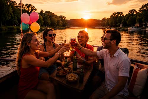 Geburtstag auf dem Partyfloß Berlin