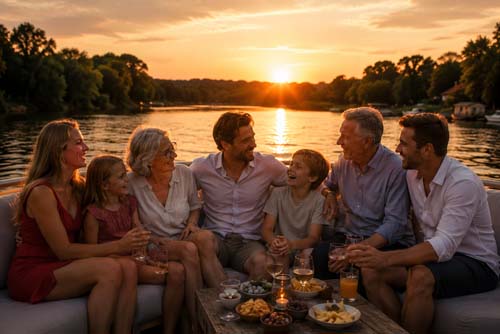 Floß mieten Berlin mit Freunden und Familie